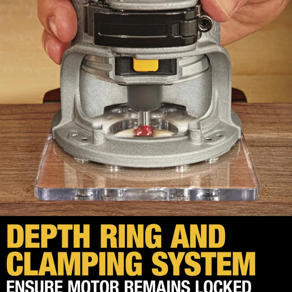 Dewalt 110V 7 Amp 1-1/4 HP Variable Speed Max Torque Corded Compact Router