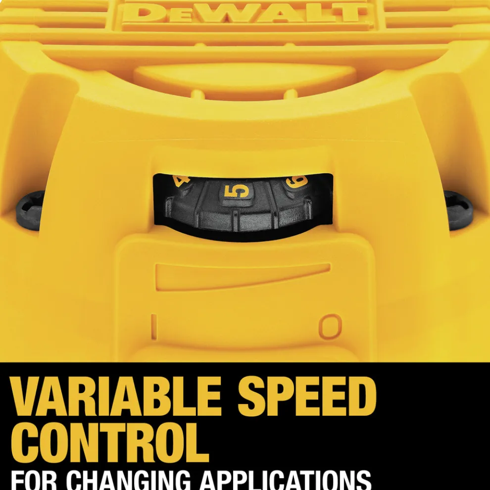Dewalt 110V 7 Amp 1-1/4 HP Variable Speed Max Torque Corded Compact Router
