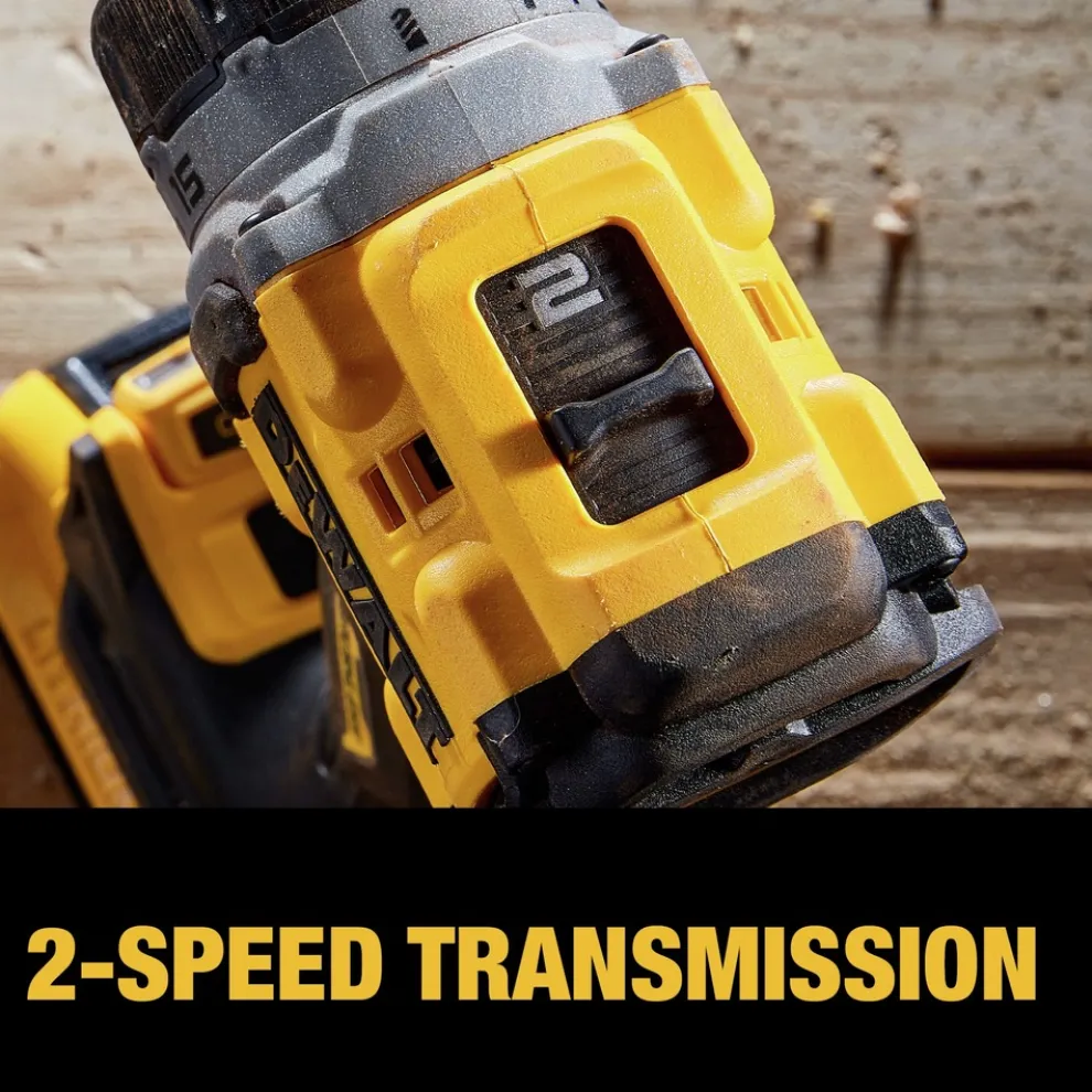 Dewalt 20V MAX XR Brushless Lithium-Ion 1/2 in. Cordless Drill Driver Kit with 2 Batteries (2 Ah)