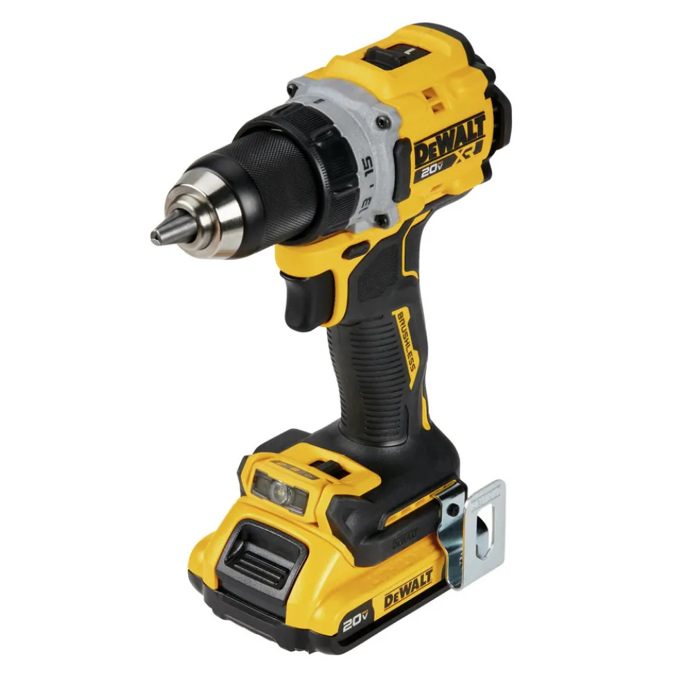 Dewalt 20V MAX XR Brushless Lithium-Ion 1/2 in. Cordless Drill Driver Kit with 2 Batteries (2 Ah)