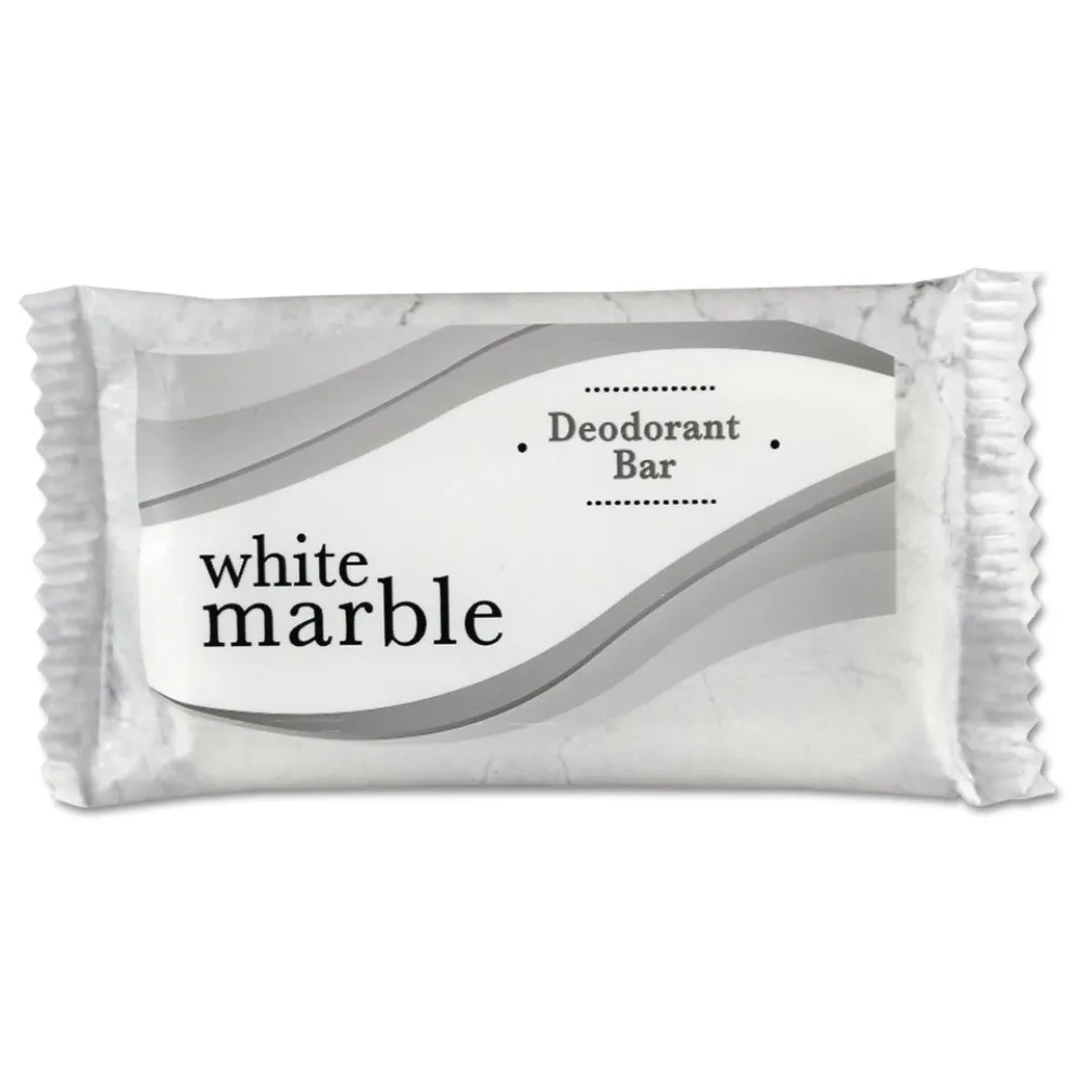 Dial Amenities 184 #3/4 Individually Wrapped Amenities Deodorant Bar Soap - Pleasant Scent (1000/Carton)