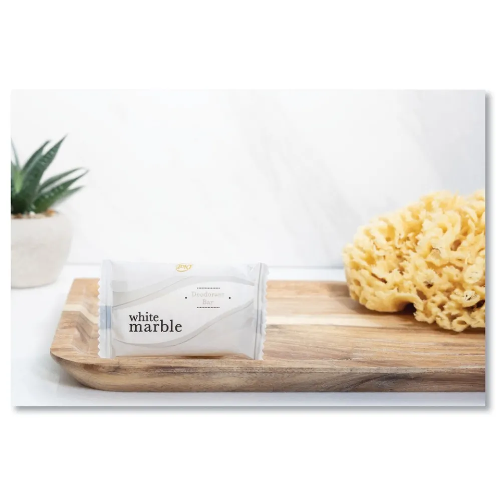 Dial Amenities 184 #3/4 Individually Wrapped Amenities Deodorant Bar Soap - Pleasant Scent (1000/Carton)