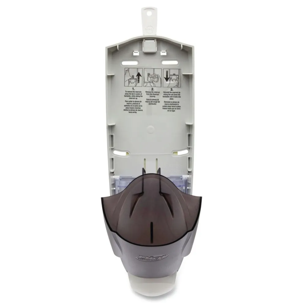 Dial Professional 5.1 in. x 4 in. x 12.3 in. 1 Liter Manual Liquid Dispenser - Smoke