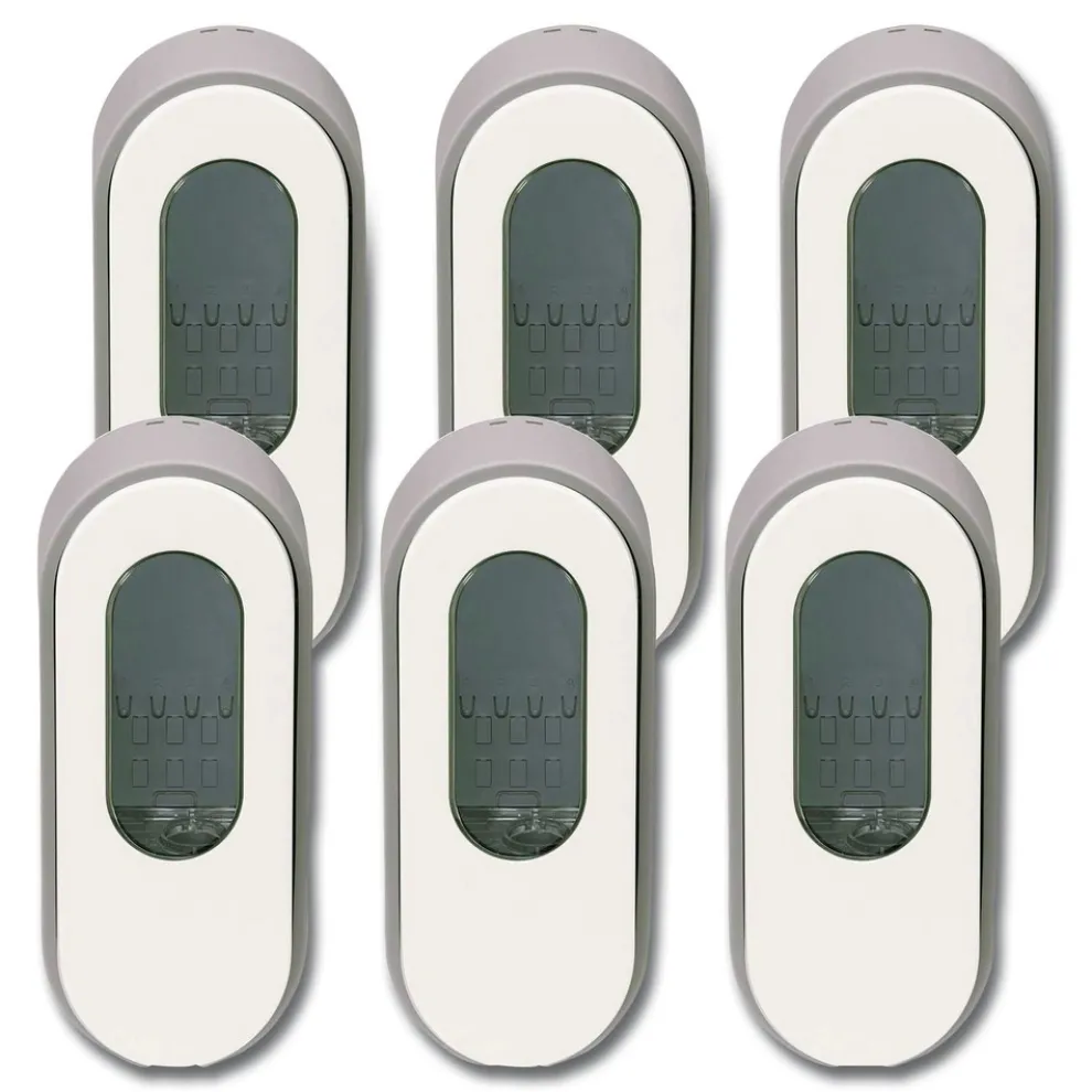 Dial Professional 3.75 in. x 3.38 in. x 8.75 in. 15 oz Versa Dispenser for Cartridge Refills - Light Gray/White (6/Carton)