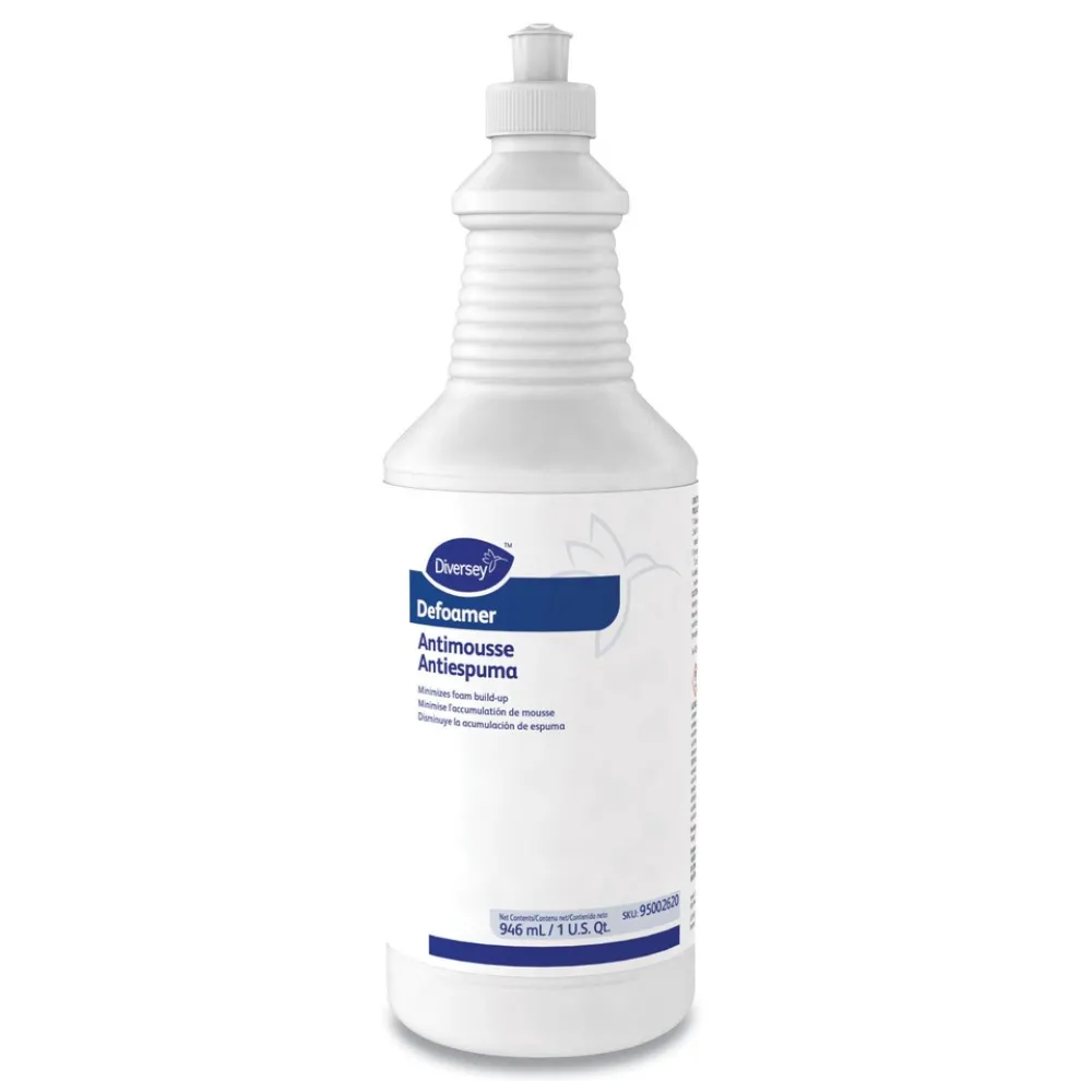 Diversey Care Bland Scent 32 oz. Squeeze Bottle Defoamer/Carpet Cleaner - Cream (6/Carton)