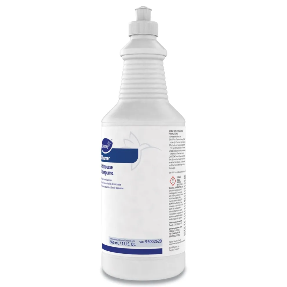Diversey Care Bland Scent 32 oz. Squeeze Bottle Defoamer/Carpet Cleaner - Cream (6/Carton)