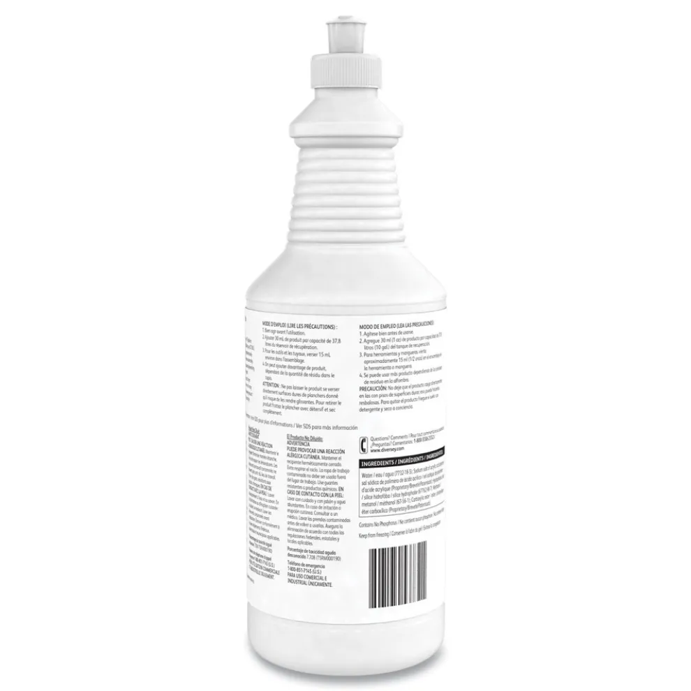 Diversey Care Bland Scent 32 oz. Squeeze Bottle Defoamer/Carpet Cleaner - Cream (6/Carton)