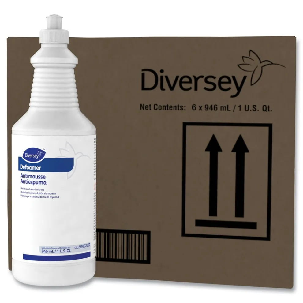 Diversey Care Bland Scent 32 oz. Squeeze Bottle Defoamer/Carpet Cleaner - Cream (6/Carton)