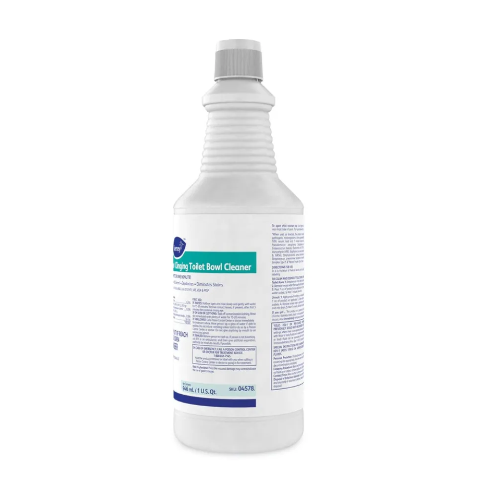 Diversey Care Crew 1 qt. Liquid Bottle Clinging Toilet Bowl Cleaner - Floral Scent (12/Carton)