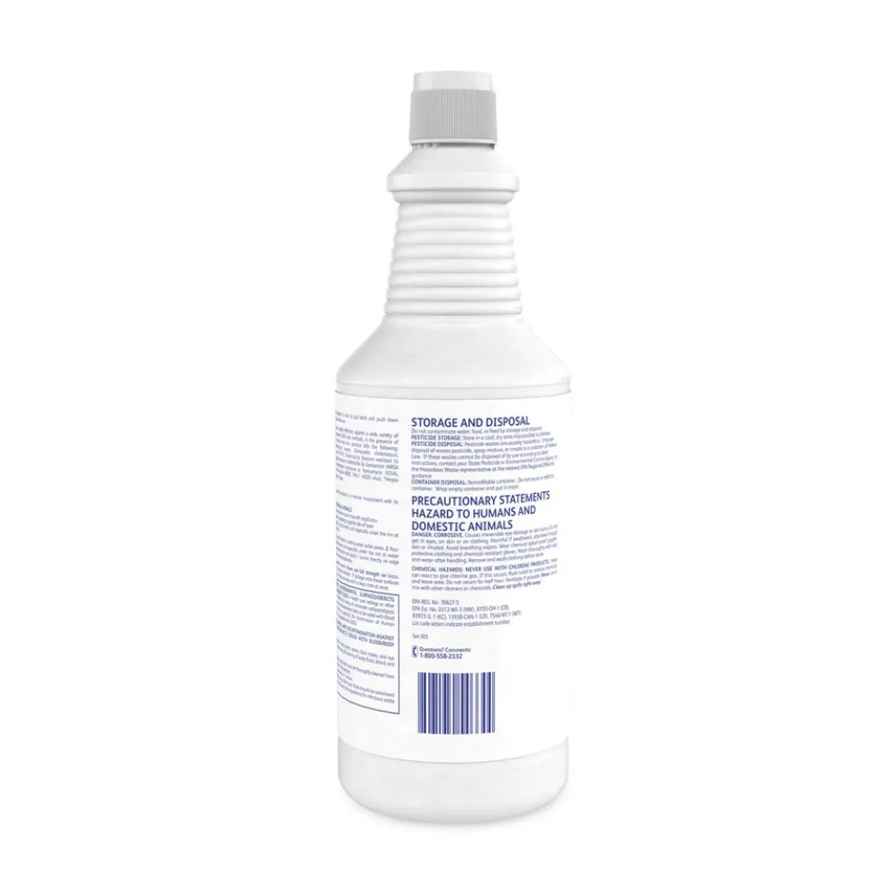 Diversey Care Crew 1 qt. Liquid Bottle Clinging Toilet Bowl Cleaner - Floral Scent (12/Carton)