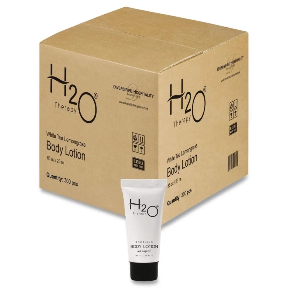 Diversified Hospitality Solutions H2O Therapy 0.85 oz Single-Use Body Lotion (300/Carton)
