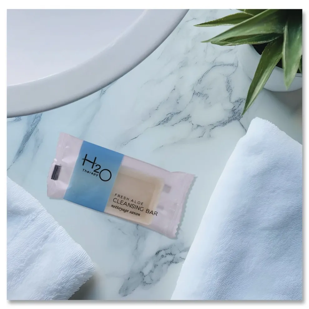 Diversified Hospitality Solutions H2O Therapy 0.5 oz Soaps - White Tea and Lemongrass (1000/Carton)