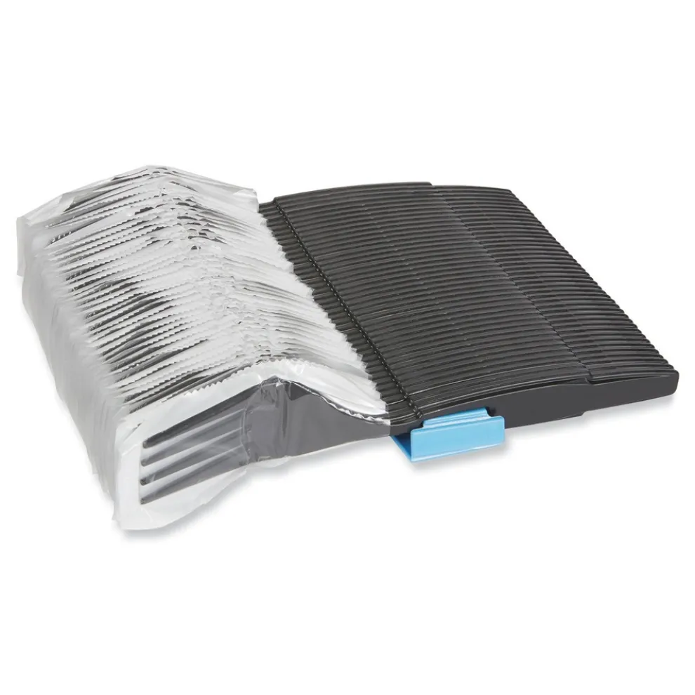 Dixie SmartStock Wrapped Heavyweight Cutlery Forks Refill - Black (960/Carton)