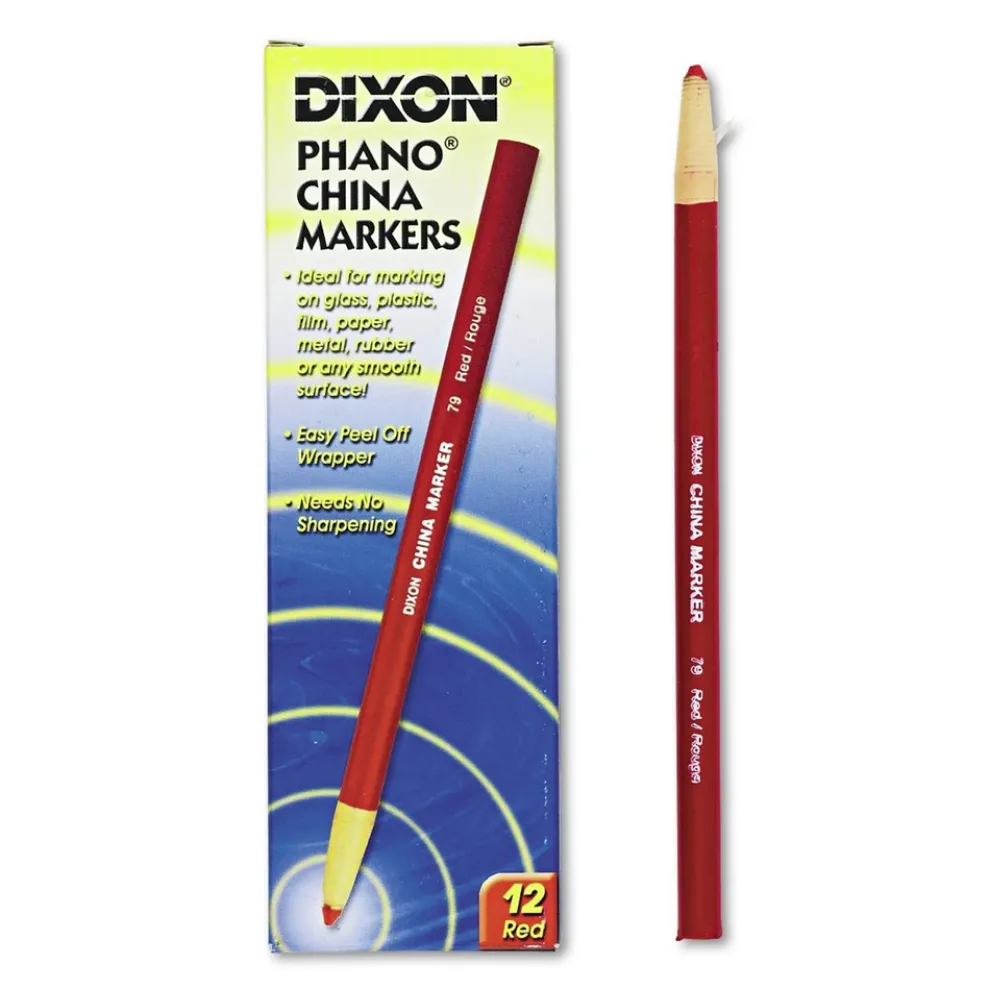 Dixon China Marker - Red (1-Dozen)