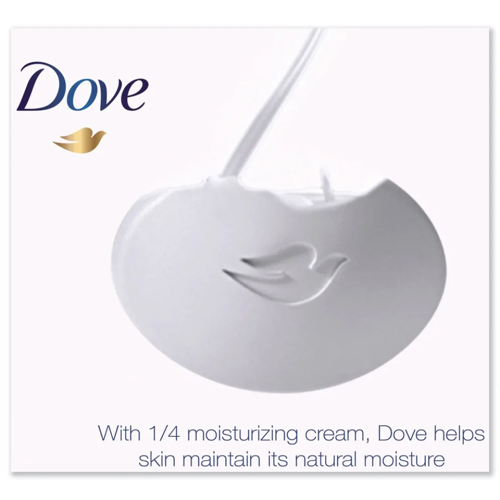 Dove 3.17 oz. Beauty Bar - Light Scent, White (12/Carton)