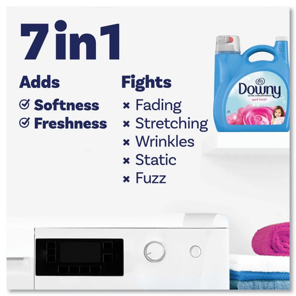 Downy 140 oz Liquid Fabric Softener - April Fresh (4/Carton)