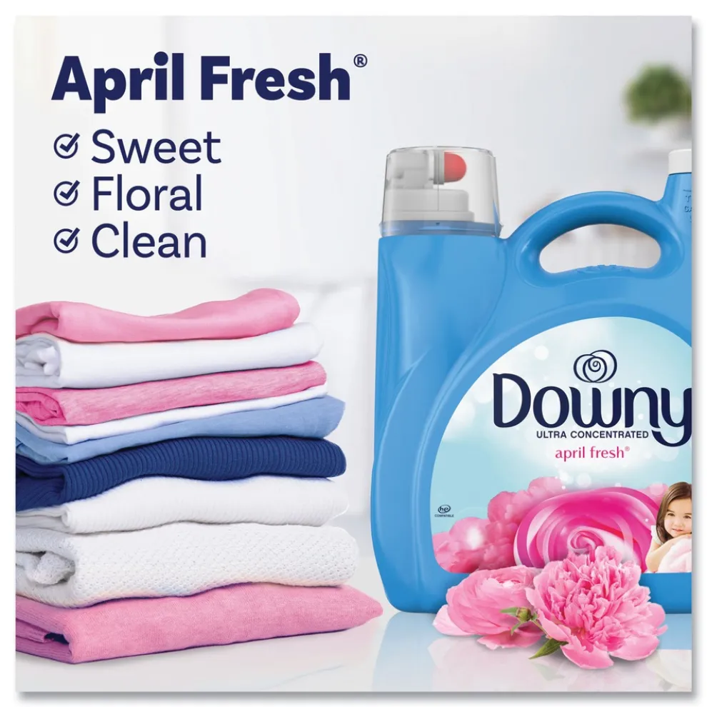 Downy 140 oz Liquid Fabric Softener - April Fresh (4/Carton)