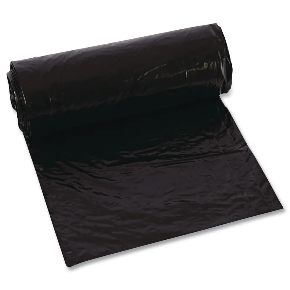 Draw 'n Tie 30.5 in. x 33 in. 30 Gallon 1.2 mil Heavy-Duty Trash Bags - Black (200/Box)