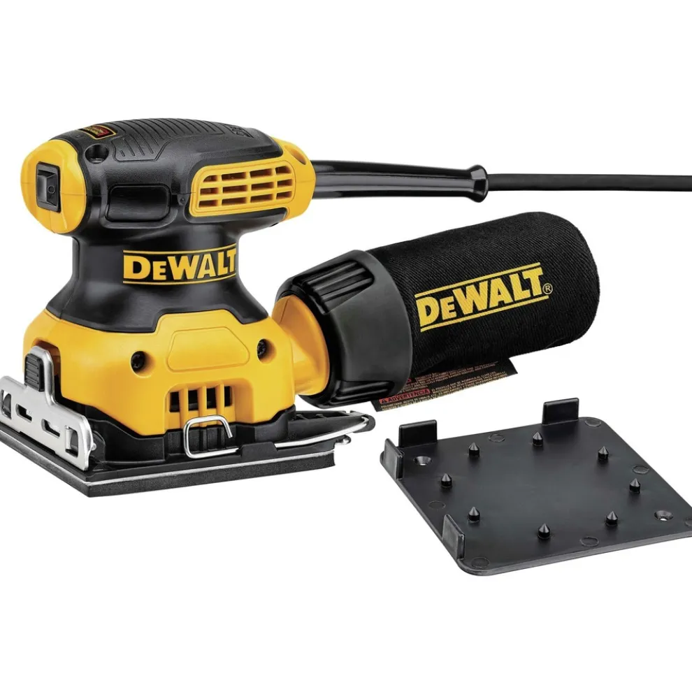 Factory Reconditioned Dewalt 2.3 Amp 1/4 Sheet Corded Finishing Sander Kit