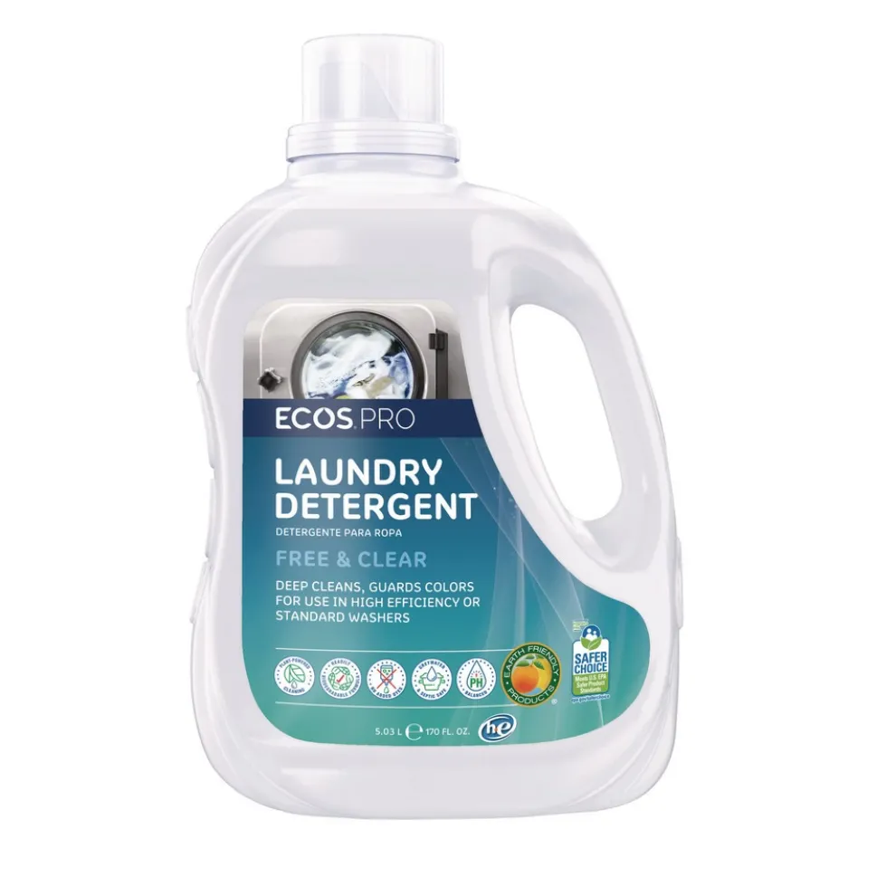 ECOS PRO 170 oz. Liquid Laundry Detergent Jug - Free and Clear (2/Carton)