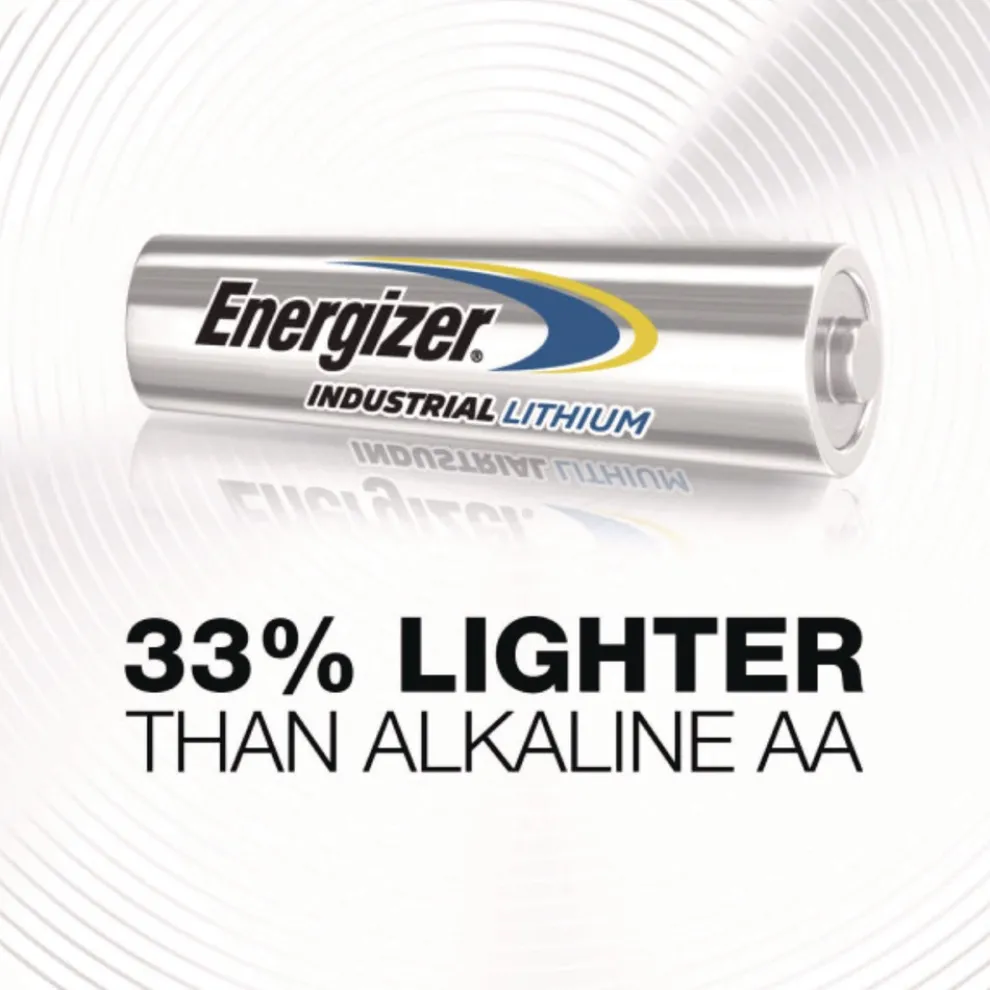 Energizer 1.5 Volts Industrial Lithium AA Battery (4/Pack)