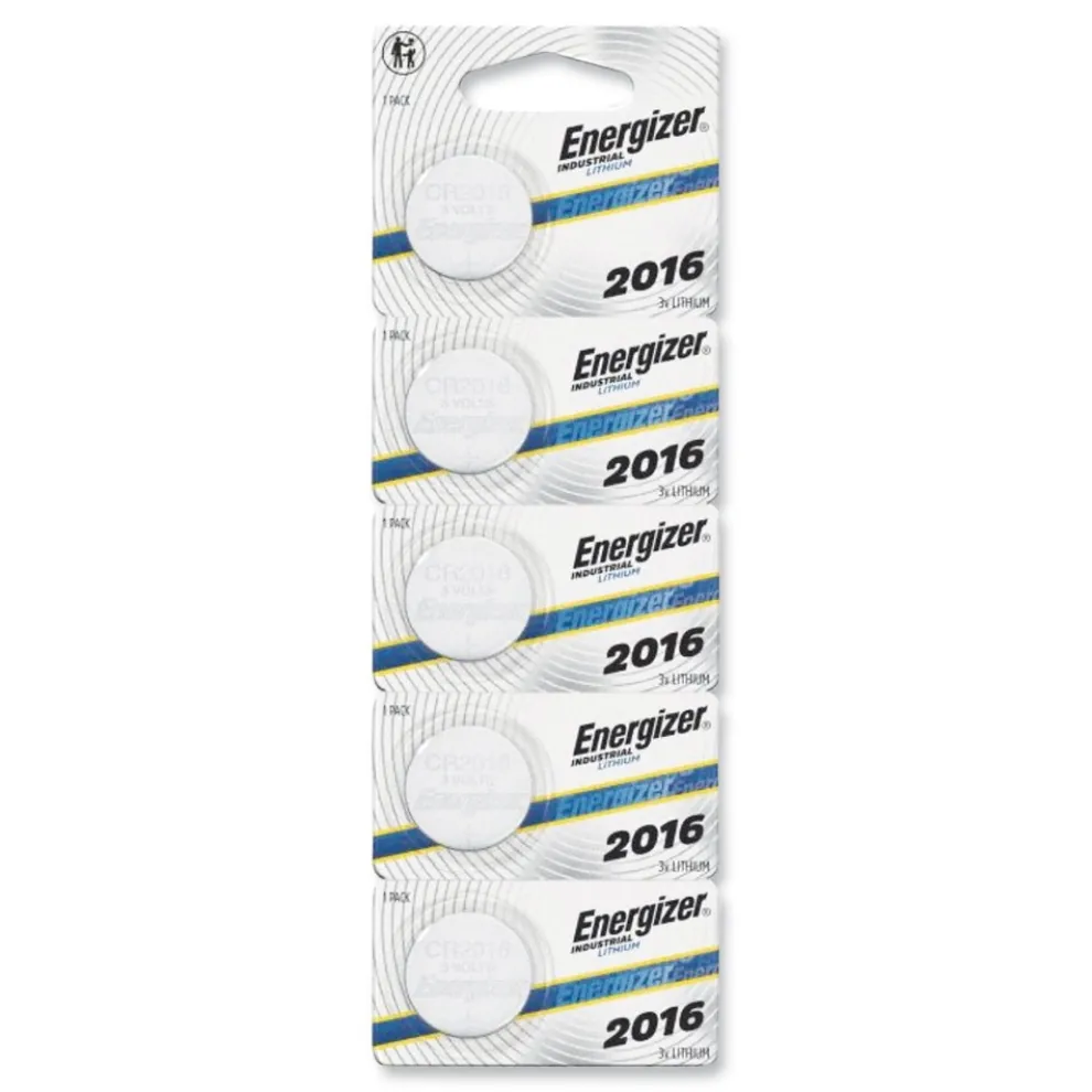 Energizer 3V Industrial Lithium Coin Battery with Tear-Strip Packaging (100/Box)