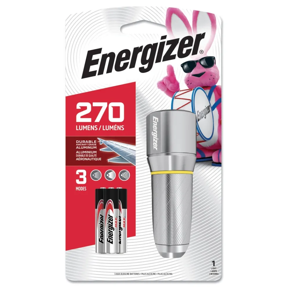 Energizer Vision HD with 3 AAA Batteries- Silver