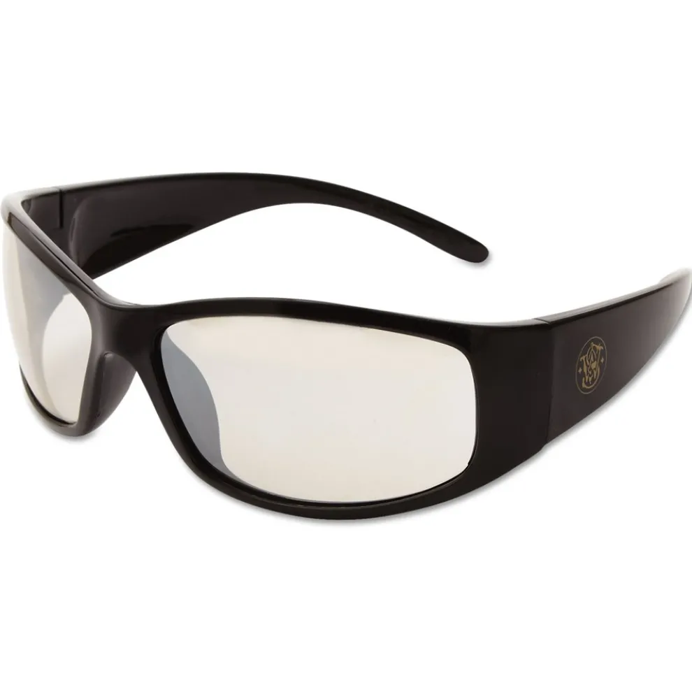 Ansell Elite Safety Eyewear - Black Frame, Indoor/outdoor Lens