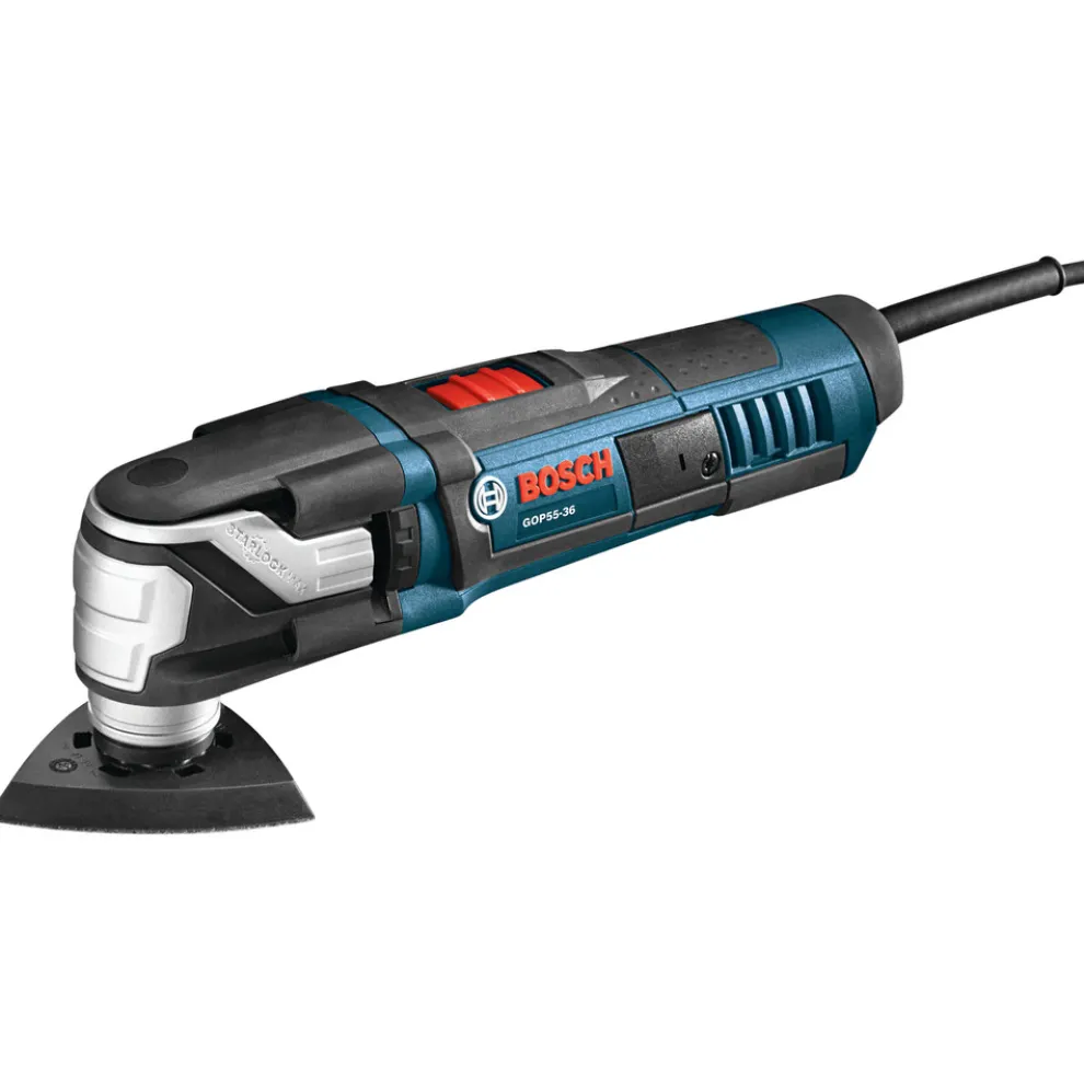 Factory Reconditioned Bosch 5.5 Amp StarlockMax Oscillating Multi-Tool Kit with 8-Pc Accessory Kit