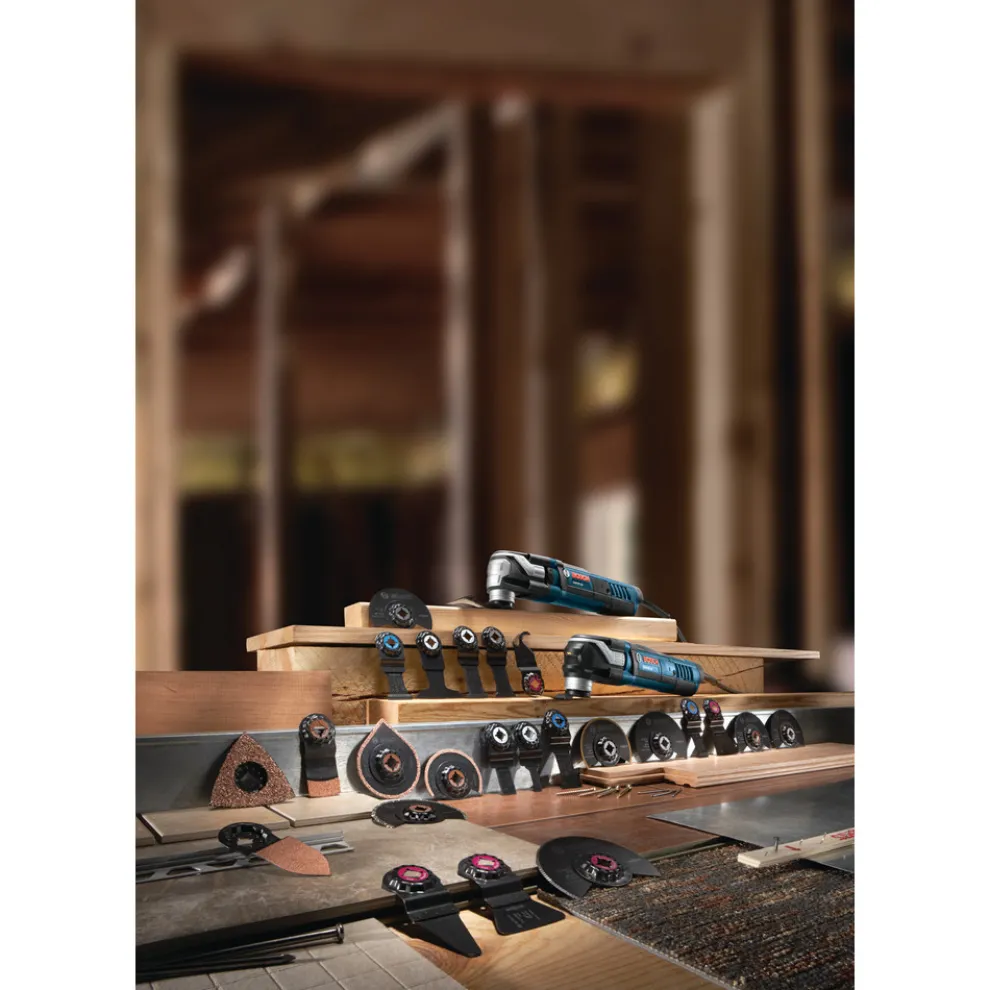 Factory Reconditioned Bosch 5.5 Amp StarlockMax Oscillating Multi-Tool Kit with 8-Pc Accessory Kit