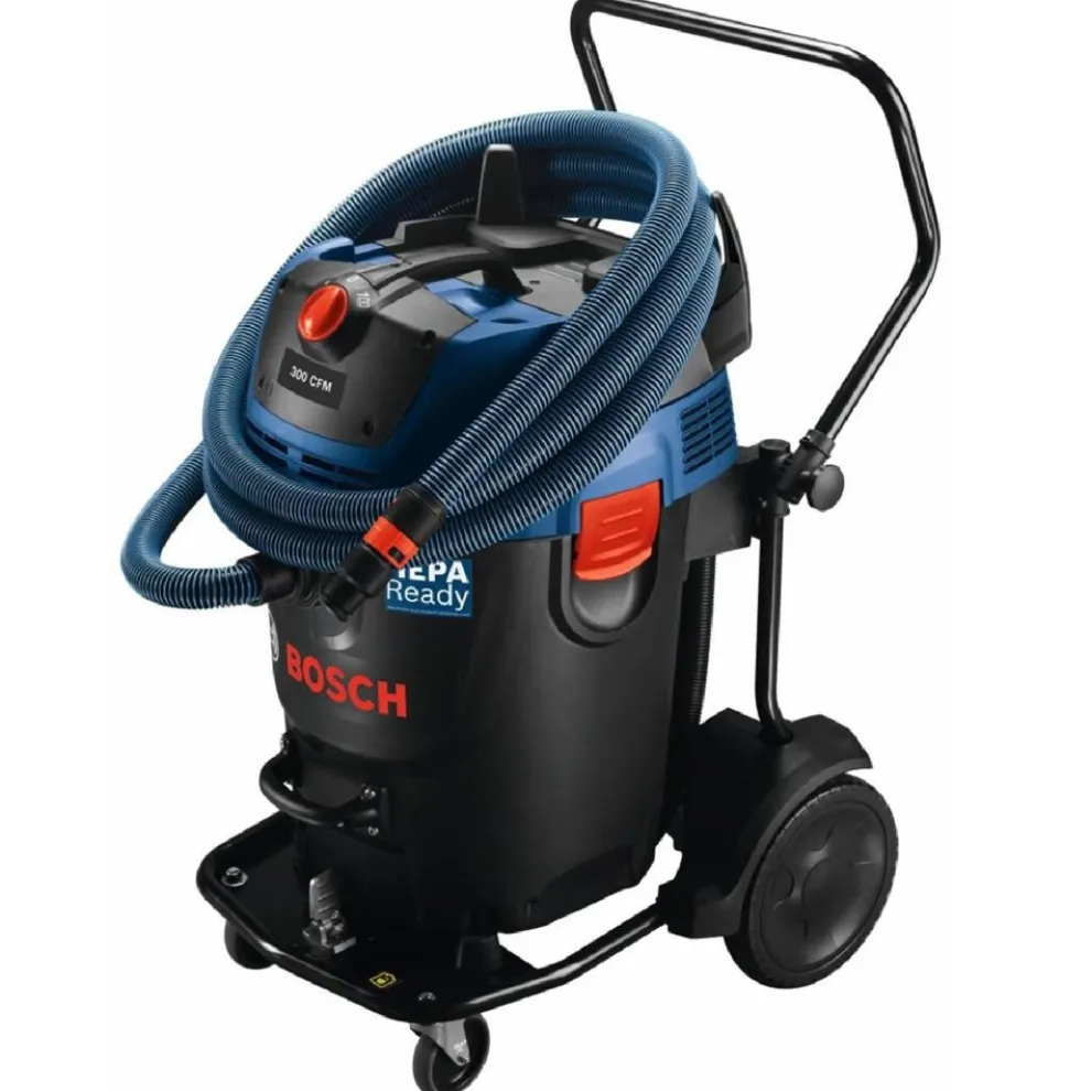 Factory Reconditioned Bosch 17 Gallon 300 CFM Corded Dust Extractor with Auto Filter Clean and HEPA Filter