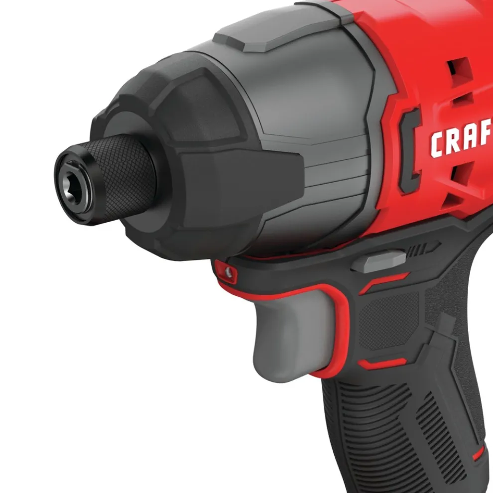 Factory Reconditioned Craftsman V20 Brushed Lithium-Ion 1/4 in. Cordless Impact Driver Kit (1.5 Ah)