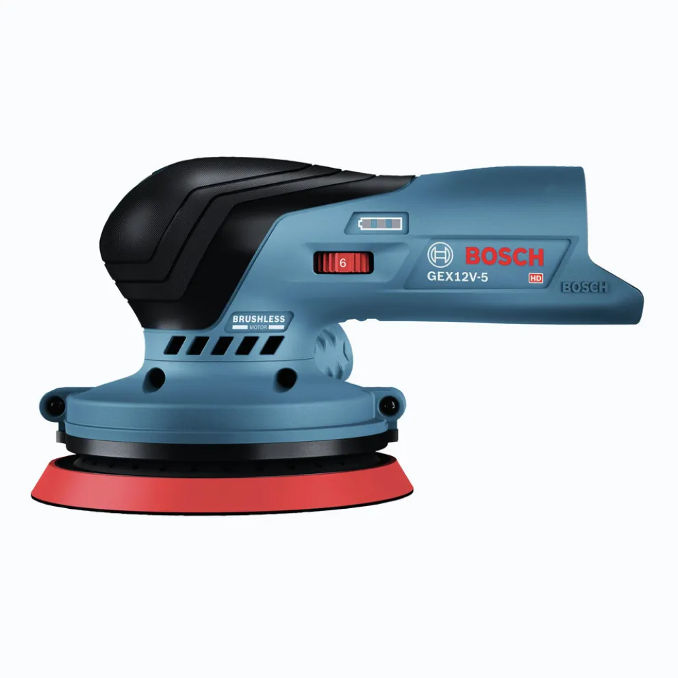Factory Reconditioned Bosch 12V Max Brushless Lithium-Ion 5 in. Cordless Random Orbit Sander (Tool Only)