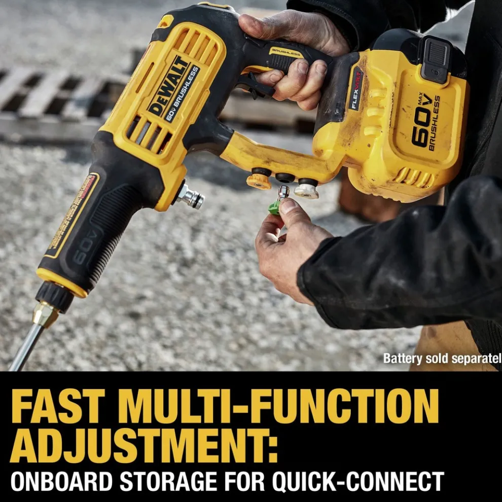 Factory Reconditioned Dewalt 60V MAX Lithium-Ion 2-Speed Cordless Power Cleaner (Tool Only)