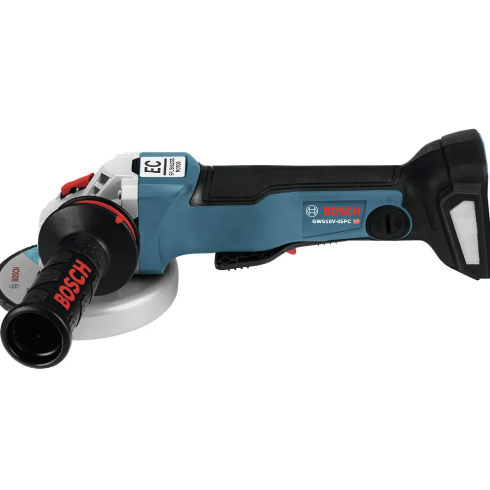 Factory Reconditioned Bosch 18V EC/4-1/2 in. Brushless Connected-Ready Angle Grinder with Paddle Switch (Tool Only)