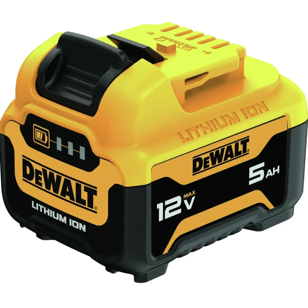 Factory Reconditioned Dewalt (2-Piece) 12V Lithium-Ion Batteries and Charger Starter Kit (3 Ah/5 Ah)