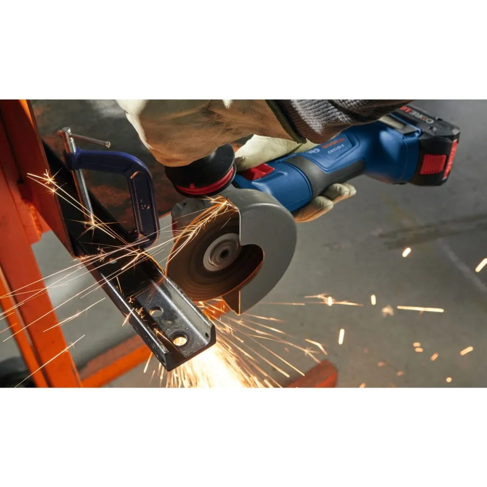 Factory Reconditioned Bosch 18V Brushless Lithium-Ion 4-1/2 in. Cordless X-LOCK Angle Grinder (Tool Only)
