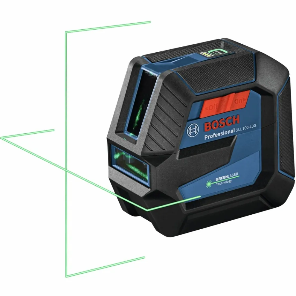 Factory Reconditioned Bosch Green-Beam Self-Leveling Cross-Line Laser