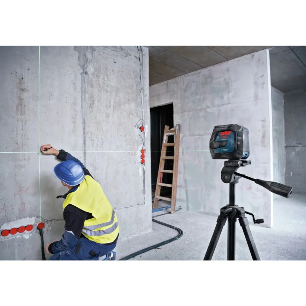 Factory Reconditioned Bosch Green-Beam Self-Leveling Cross-Line Laser