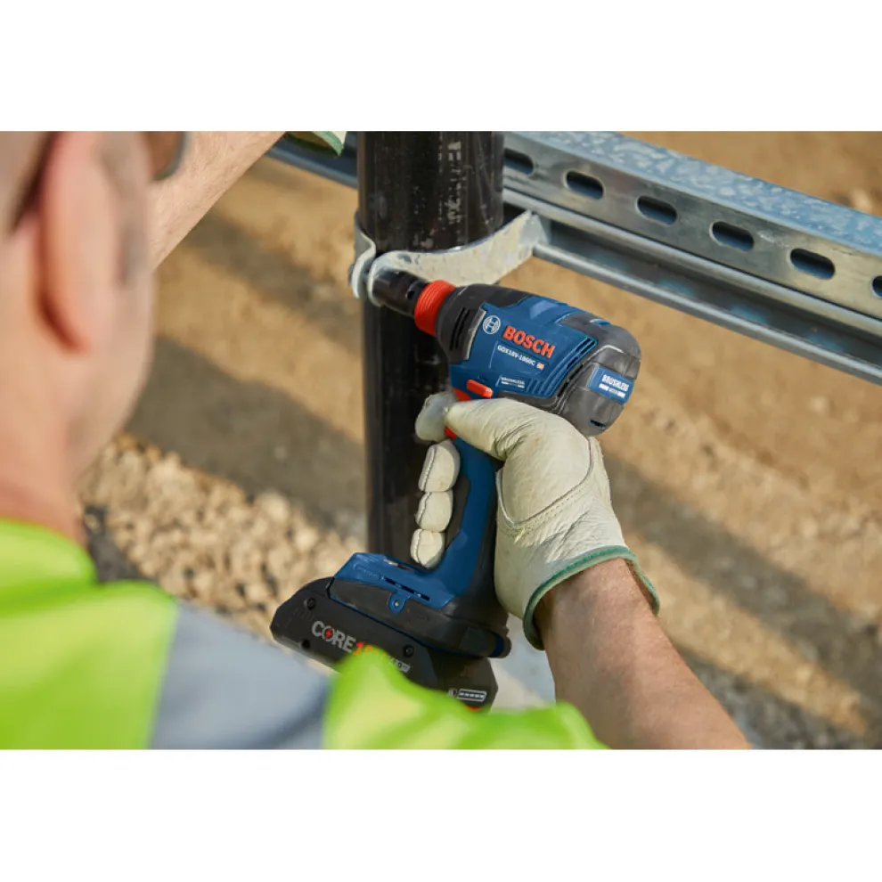Factory Reconditioned Bosch 18V Freak Brushless Lithium-Ion 1/4 in. and 1/2 in. Cordless Connected-Ready Impact Driver Kit (4 Ah)