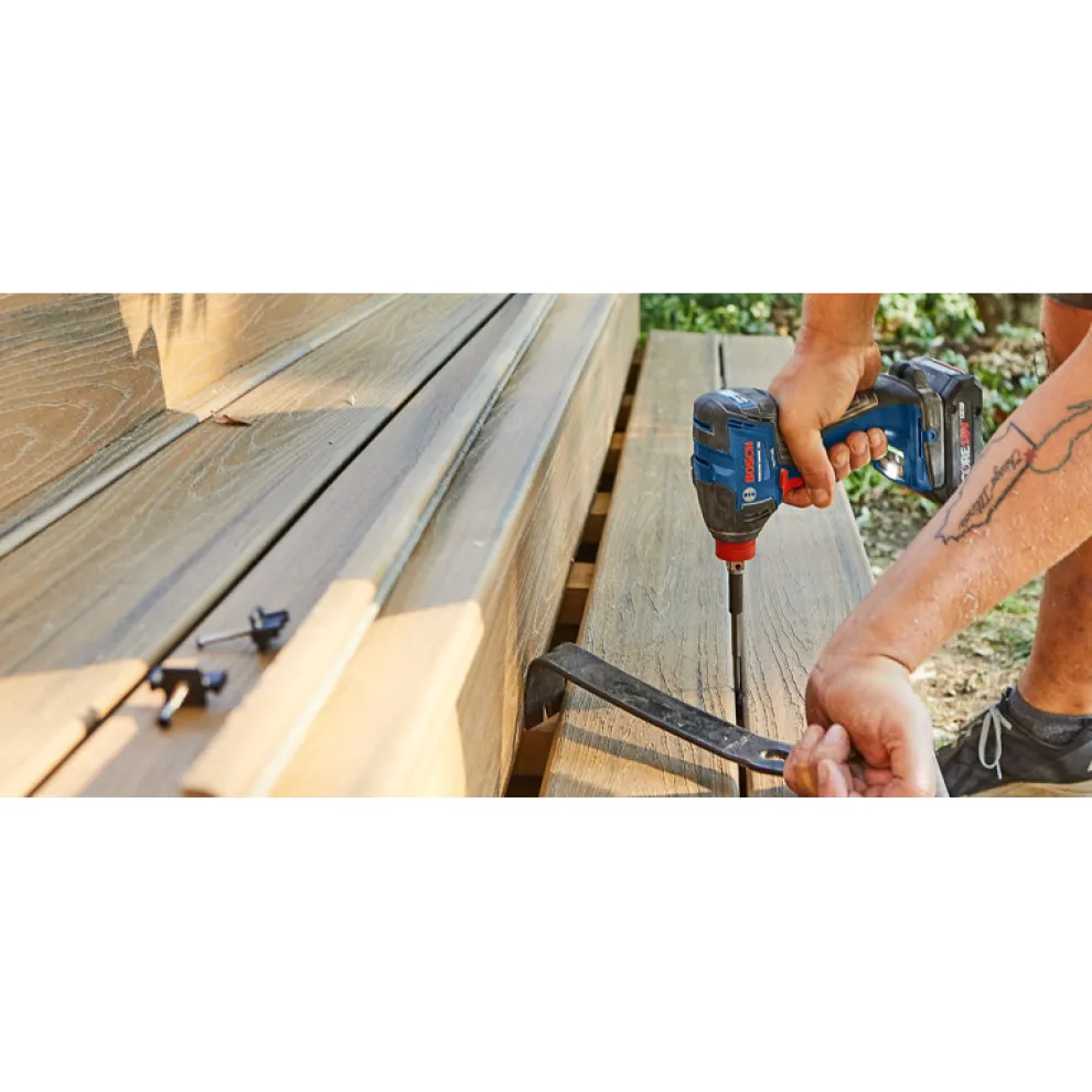 Factory Reconditioned Bosch 18V Freak Brushless Lithium-Ion 1/4 in. and 1/2 in. Cordless Connected-Ready Impact Driver Kit (4 Ah)