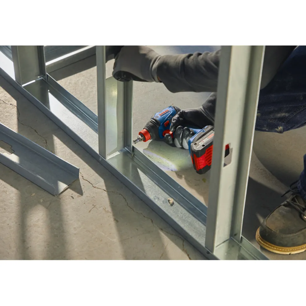 Factory Reconditioned Bosch 18V Freak Brushless Lithium-Ion 1/4 in. and 1/2 in. Cordless Connected-Ready Impact Driver Kit (4 Ah)