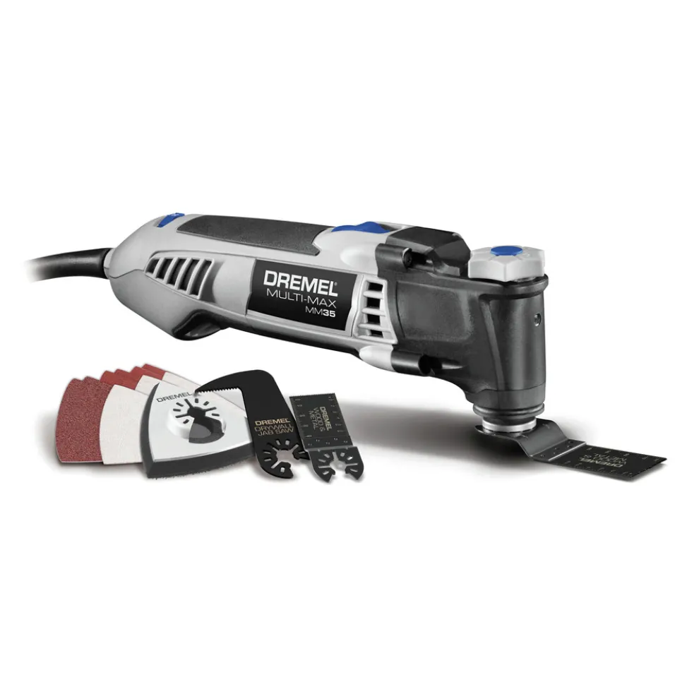 Factory Reconditioned Dremel 120V 3.5 Amp Variable Speed Corded Oscillating Multi-Tool Kit