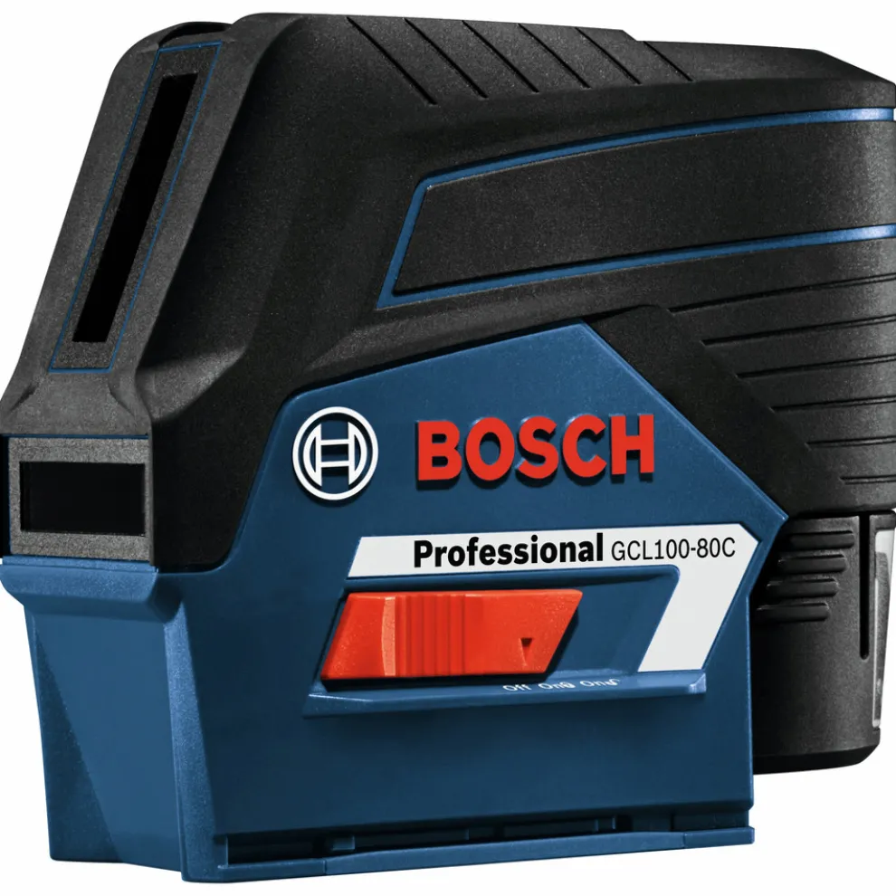 Factory Reconditioned Bosch 12V MAX Lithium-Ion 100 ft. Cordless Cross-Line Laser with Plumb Points Kit (2 Ah)