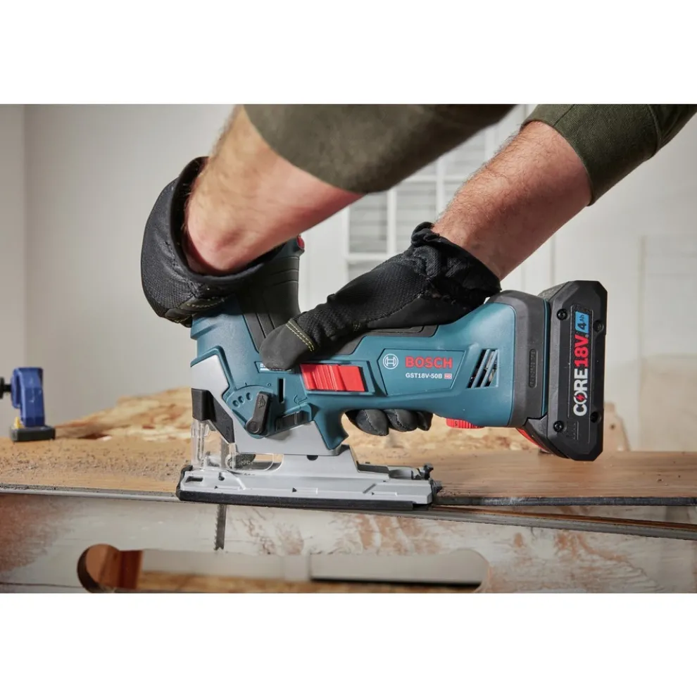 Factory Reconditioned Bosch 18V Brushless Lithium-Ion Cordless Barrel-Grip Jig Saw (Tool Only)