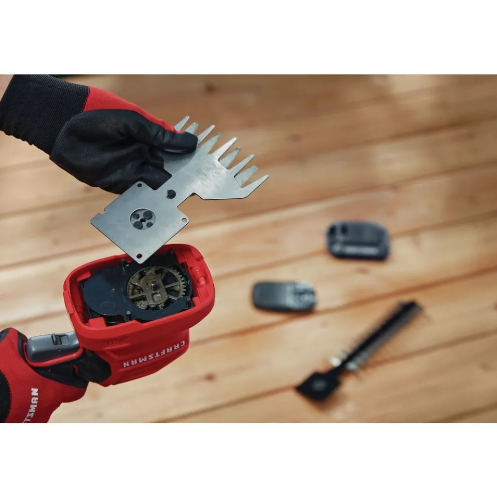 Factory Reconditioned Craftsman V20 2-in-1 Lithium-Ion Cordless 8 in. Hedge Trimmer and 4 in. Grass Shear Kit (1.5 Ah)