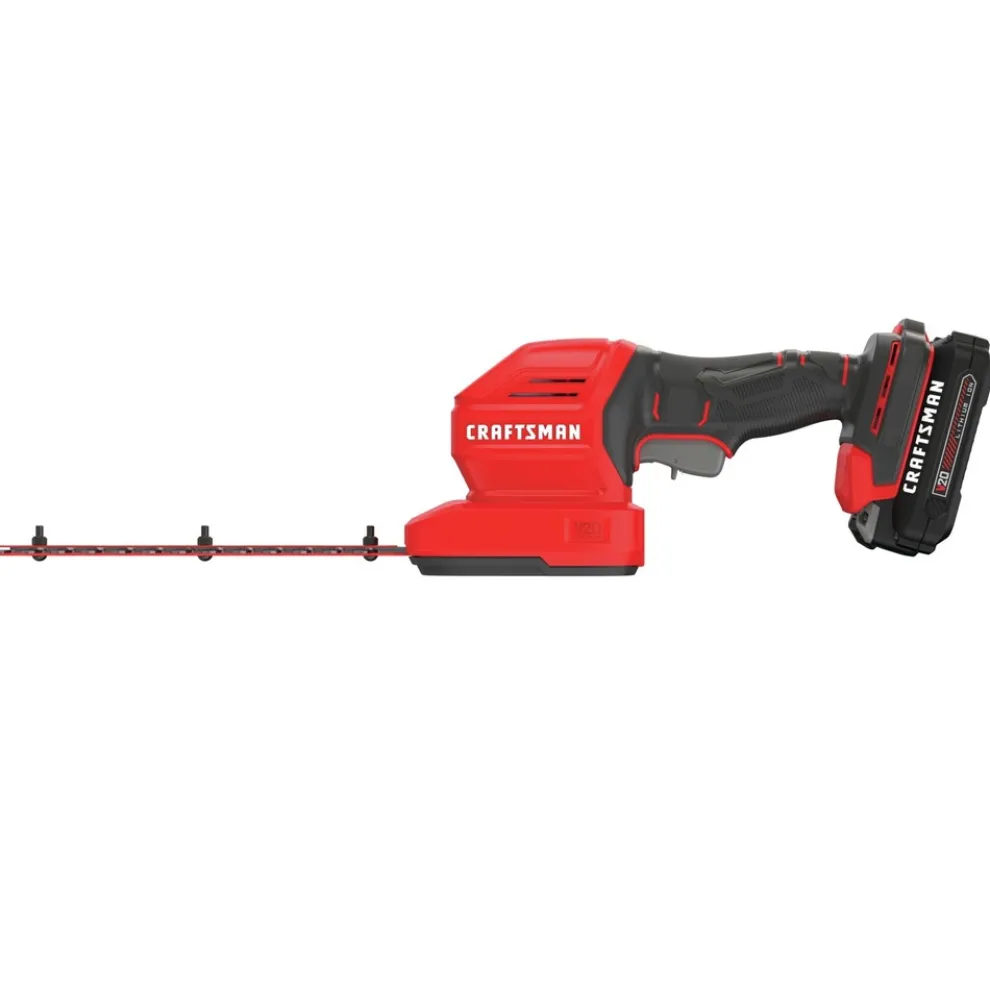 Factory Reconditioned Craftsman V20 2-in-1 Lithium-Ion Cordless 8 in. Hedge Trimmer and 4 in. Grass Shear Kit (1.5 Ah)