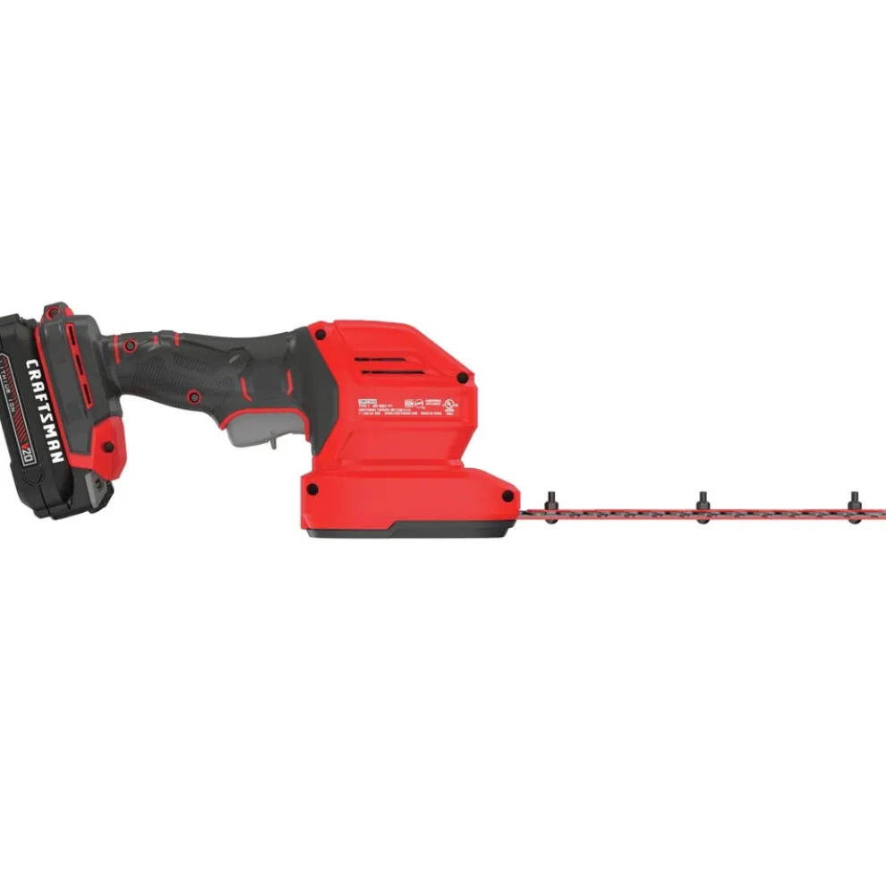 Factory Reconditioned Craftsman V20 2-in-1 Lithium-Ion Cordless 8 in. Hedge Trimmer and 4 in. Grass Shear Kit (1.5 Ah)