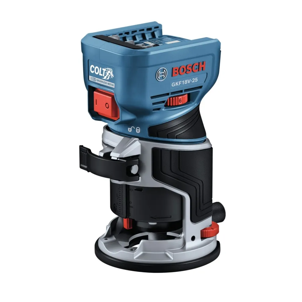 Factory Reconditioned Bosch 18V Brushless Lithium-Ion Cordless Colt Palm Router (Tool Only)