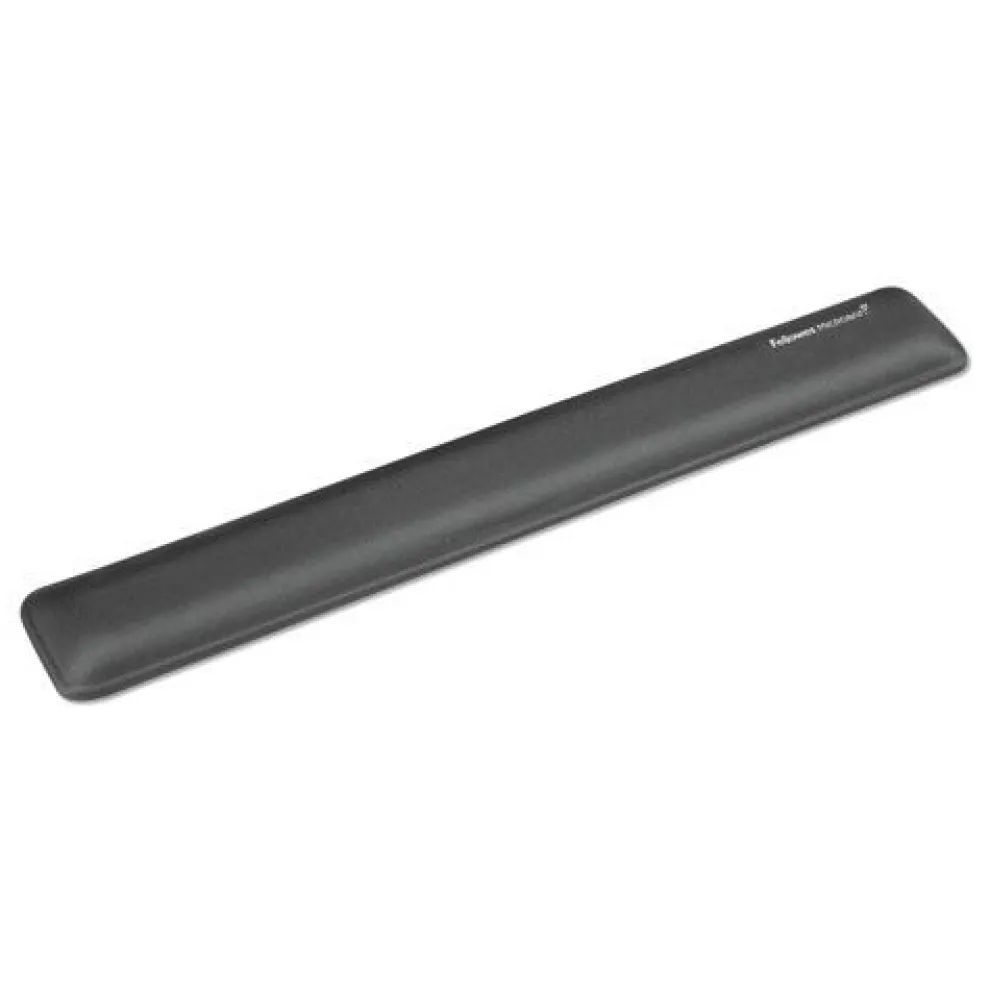 Fellowes Mfg Co. 18.37 x 2.75 Keyboard Wrist Support with Microban Protection - Graphite